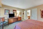Primary Bedroom has 1 King Bed